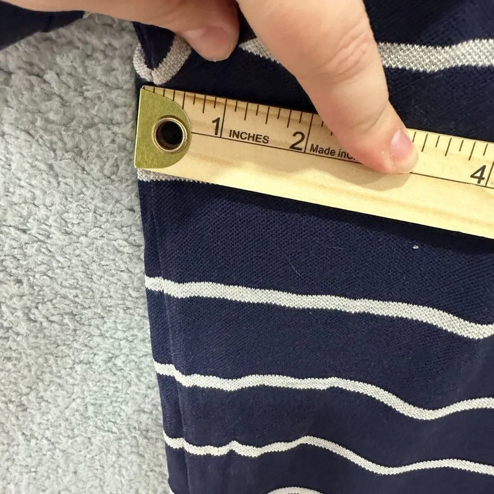 Ralph Lauren Polo Shirt Adult medium blue Pony pima cotton Preppy Casual Mens - Picture 6 of 8